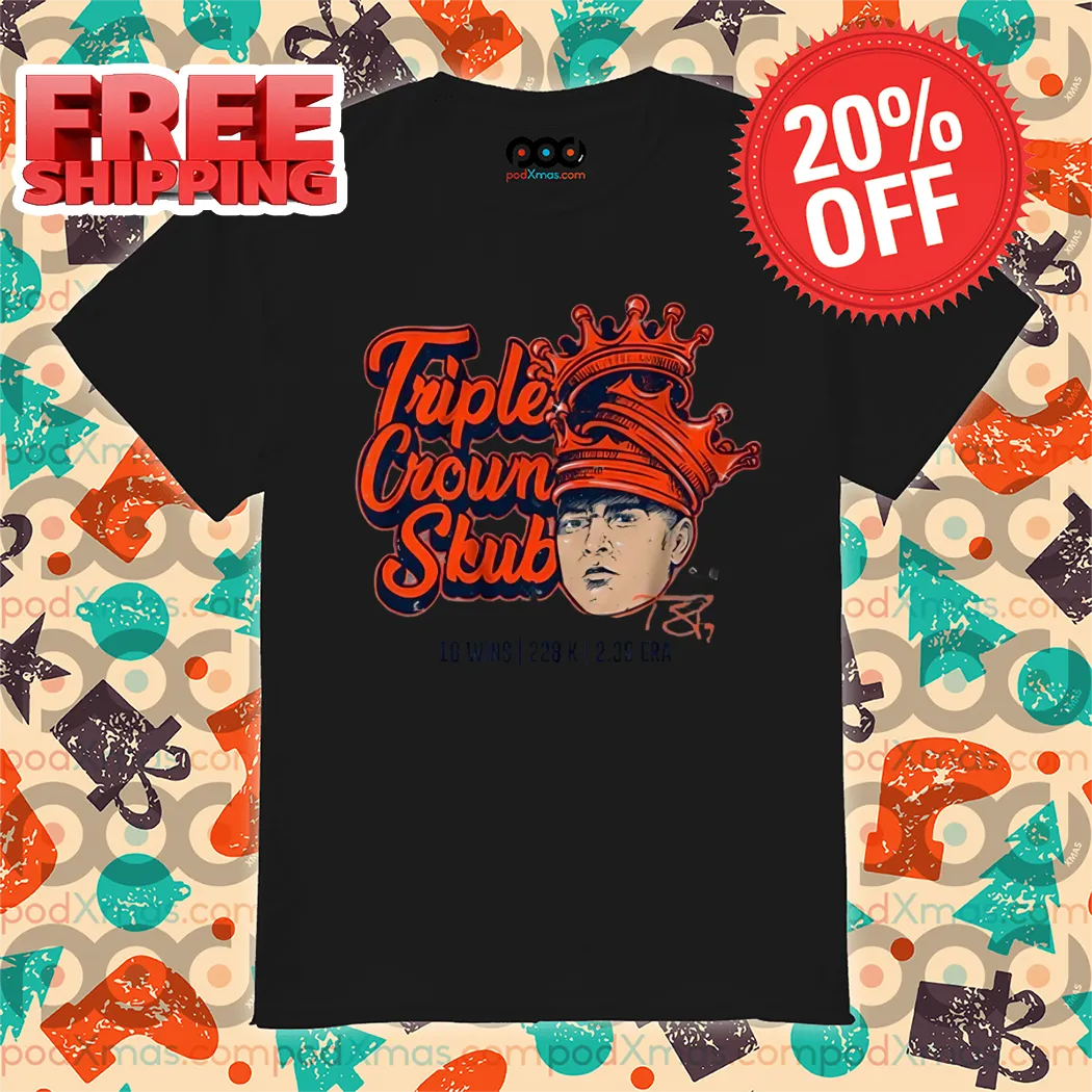 Tarik Skubal Detroit Tigers Triple Crown Skub Shirt