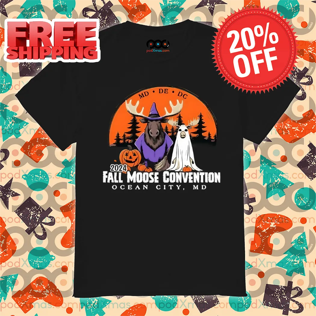 Fall Moose Convention Ocean City Halloween 2024 Shirt