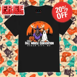Fall Moose Convention Ocean City Halloween 2024 Shirt