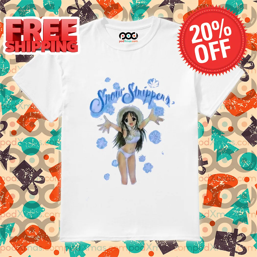 Anime Girl Snow Strippers 2024 Shirt