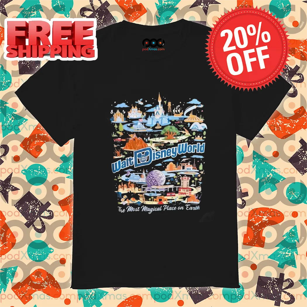 Walt Disney World The Most Magical Place On Earth 2024 Shirt