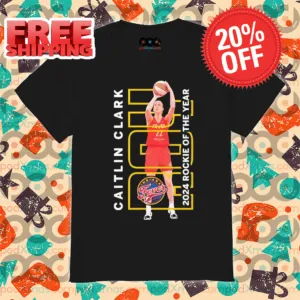Caitlin Clark ROY 2024 Rookie Of The Year Shirt