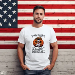 Skeleton Pumpkin Sorry Rizzlers Sigmas Don't Do Costumes Shirt