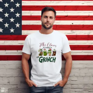 Mrs Claus But Married To The Grinch Cup Christmas 2024 Shirt