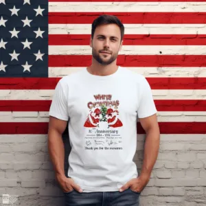 White Christmas 70th Anniversary 1954-2024 Thank You For The Memories Signature Shirt