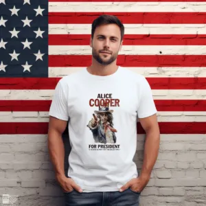 Alice Cooper For President A Trouble Man For Troubled Times Shirt