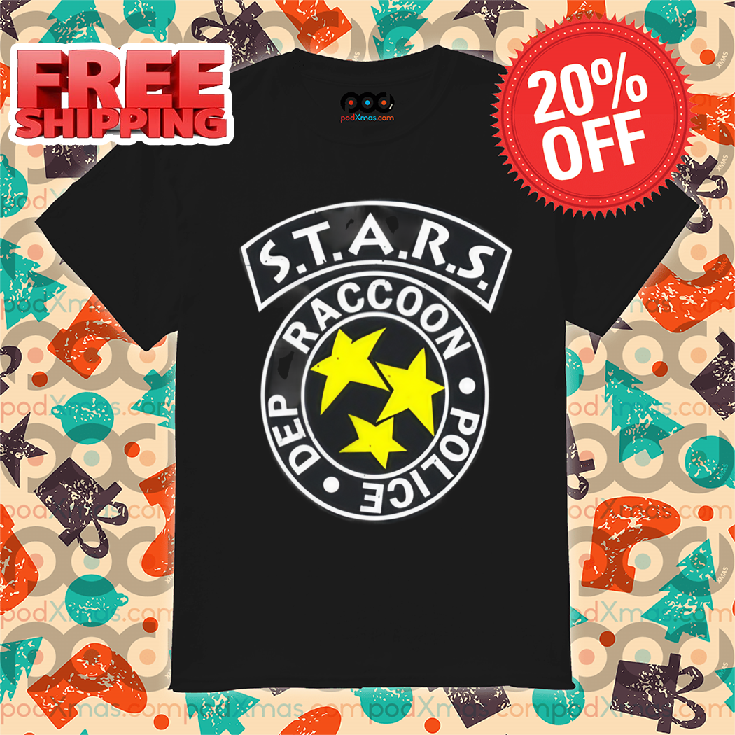 Stars Raccoon Police Dept Shirt