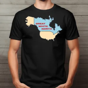 Canada Map Great White North Shirt