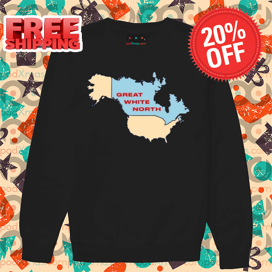 Canada Map Great White North Shirt