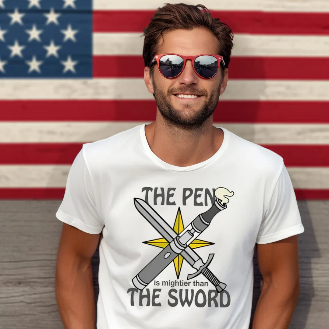 The Pen Is Mightier Than The Sword 2024 Shirt