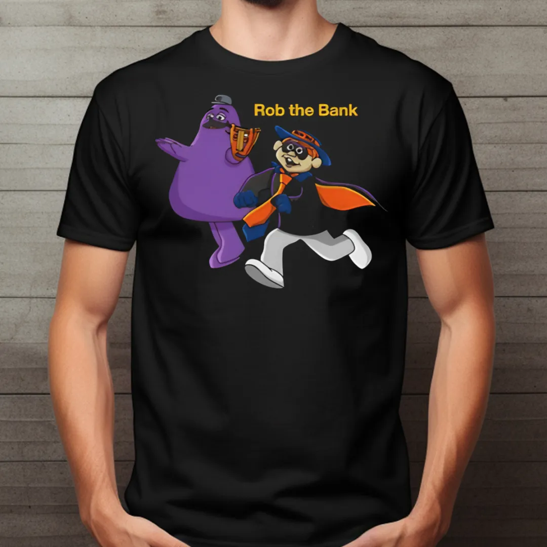 Grimace Monster Rob The Bank Shirt