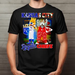 Mascot Kansas City Royals Kansas City Chiefs 2024 Shirt