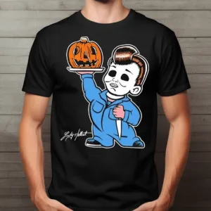 Little Michael Myers Pumpkin Halloween 2024 Shirt