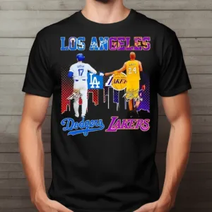 Fist Bump Ohtani Dodgers Bryant Lakers Signature 2024 Shirt