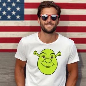 Big Face Smile Shrek Shirt