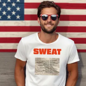 Sweat The Crumpled Up Set List Shirt