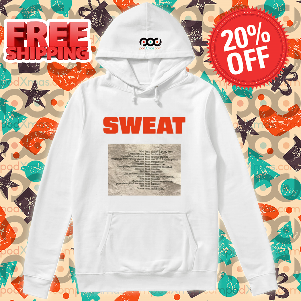Sweat The Crumpled Up Set List Shirt