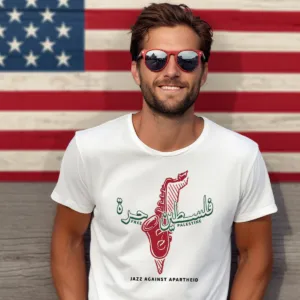 Free Palestine Jazz Against Apartheid Shirt