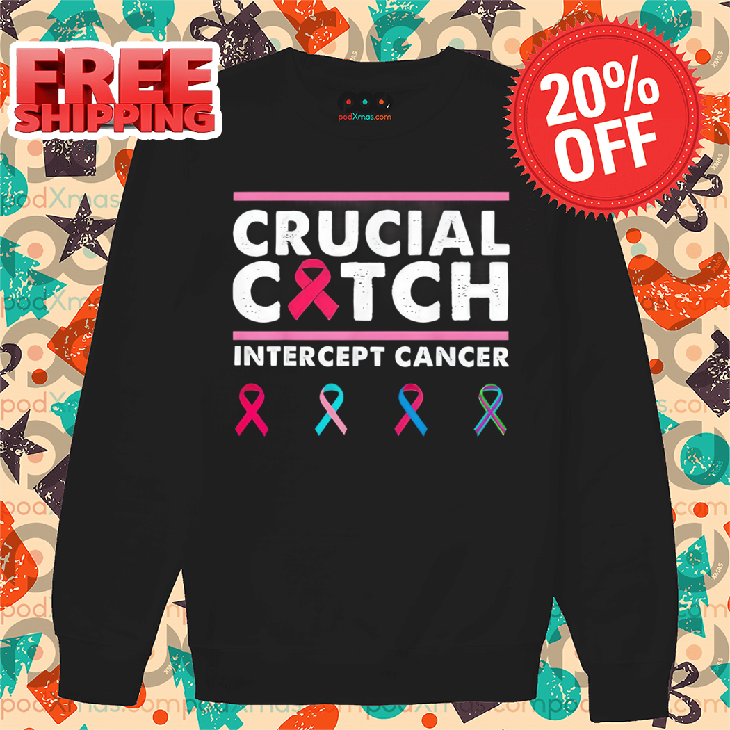 Crucial Catch Intercept Cancer Vintage 2024 Shirt