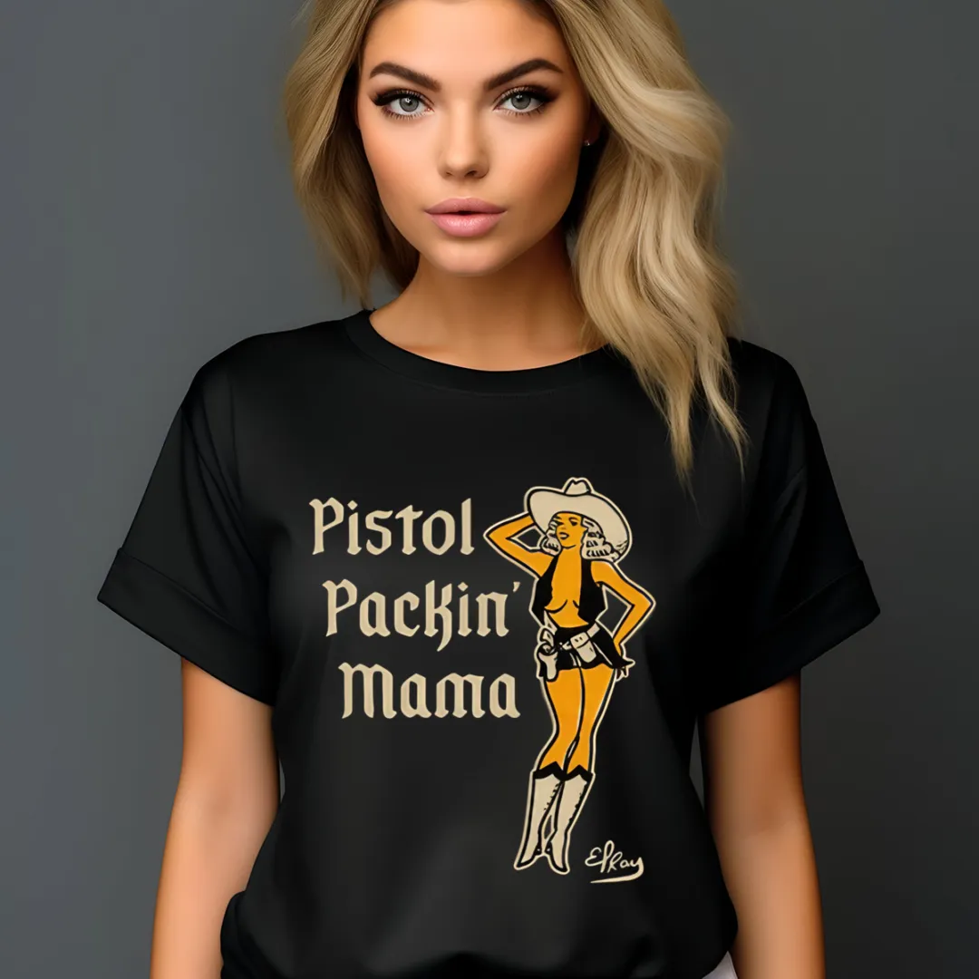 Cowgirl Pistol Packin' Mama Shirt