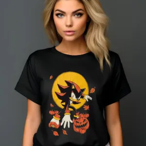 Sonic The Hedgehog Shadow Moon Pumpkin Halloween 2024 Shirt