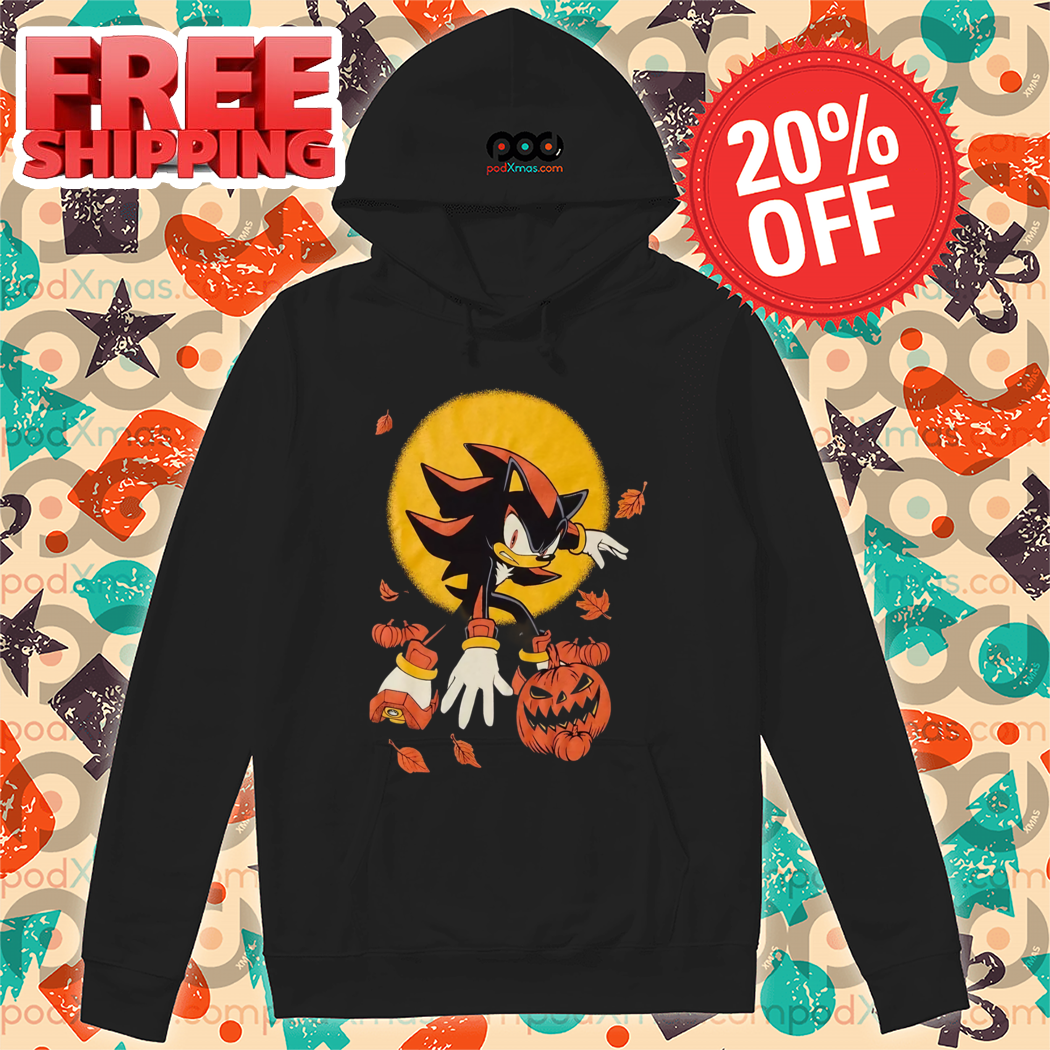 Sonic The Hedgehog Shadow Moon Pumpkin Halloween 2024 Shirt