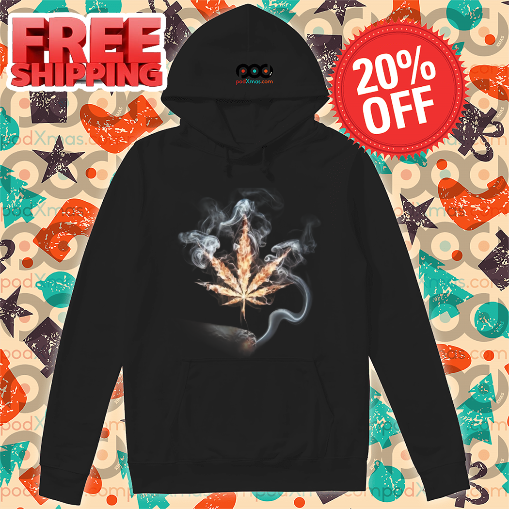 Joint Weed Leaves Fire Smoke Shirt