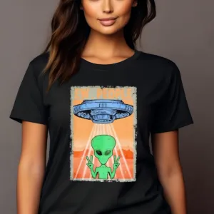 Alien Selfie Ew People Vintage 2024 Shirt