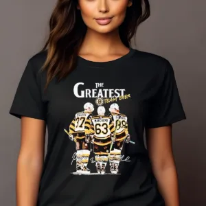 The Greatest Team Ever Boston Bruins Signature 2024 Shirt
