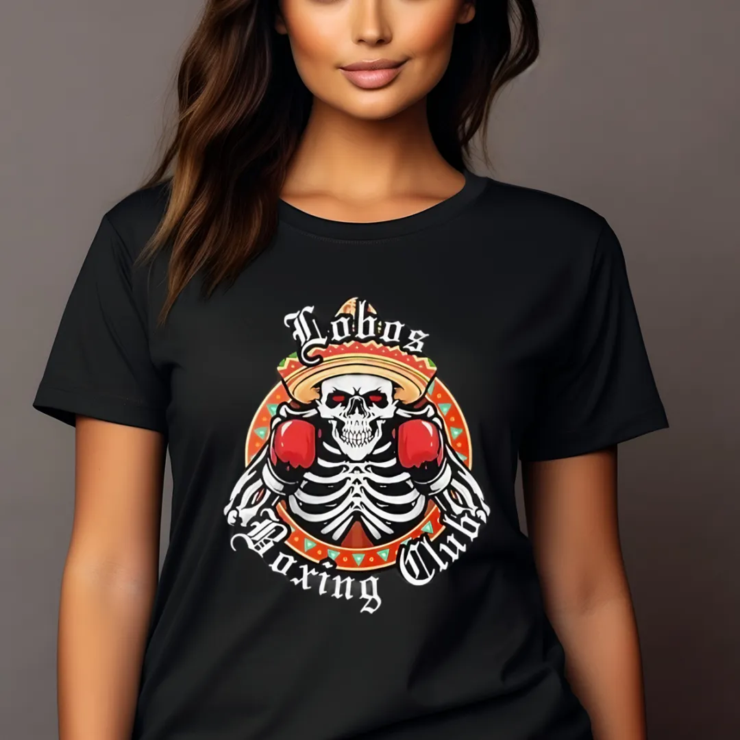 Skeleton Lobos Boxing Club Shirt