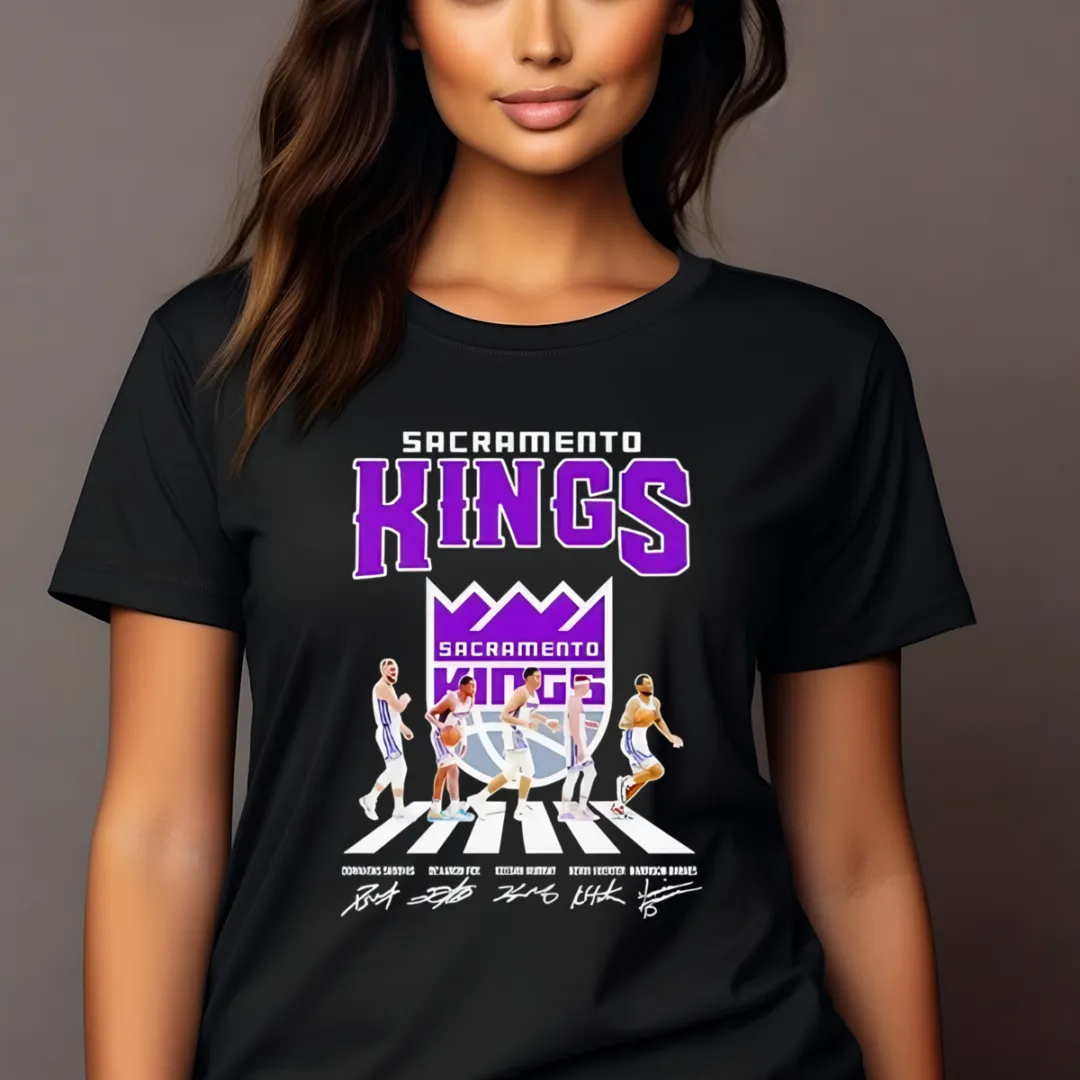Sacramento Kings Players Crossing Signature 2024 Shirt