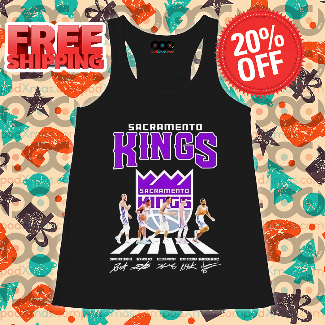 Sacramento Kings Players Crossing Signature 2024 Shirt
