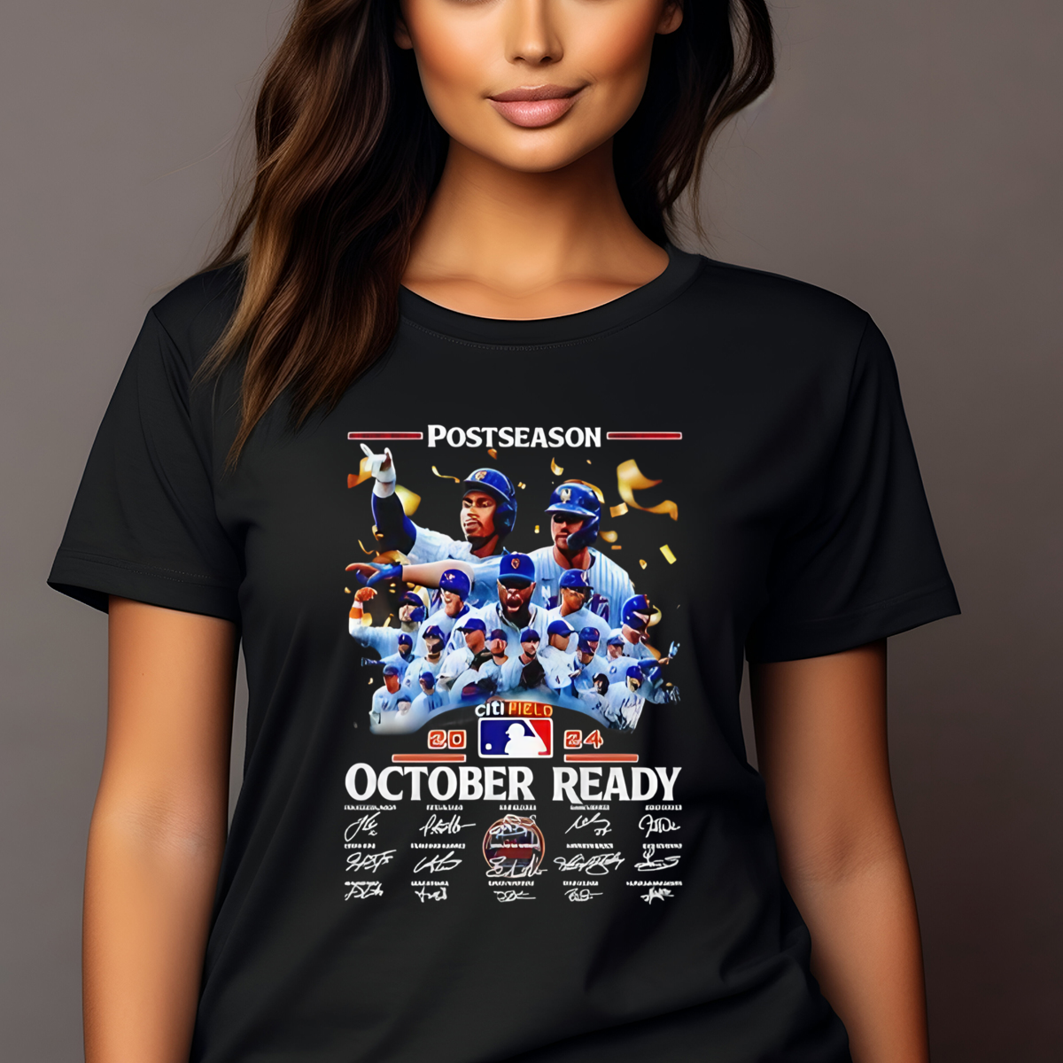 New York Mets Postseason October Ready Signature 2024 Shirt