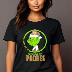 Grinch I Hate People But I Love My San Diego Padres Shirt