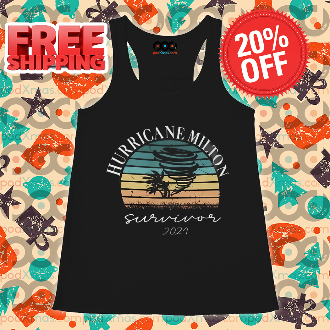 Hurricane Milton Survivor 2024 Retro Shirt