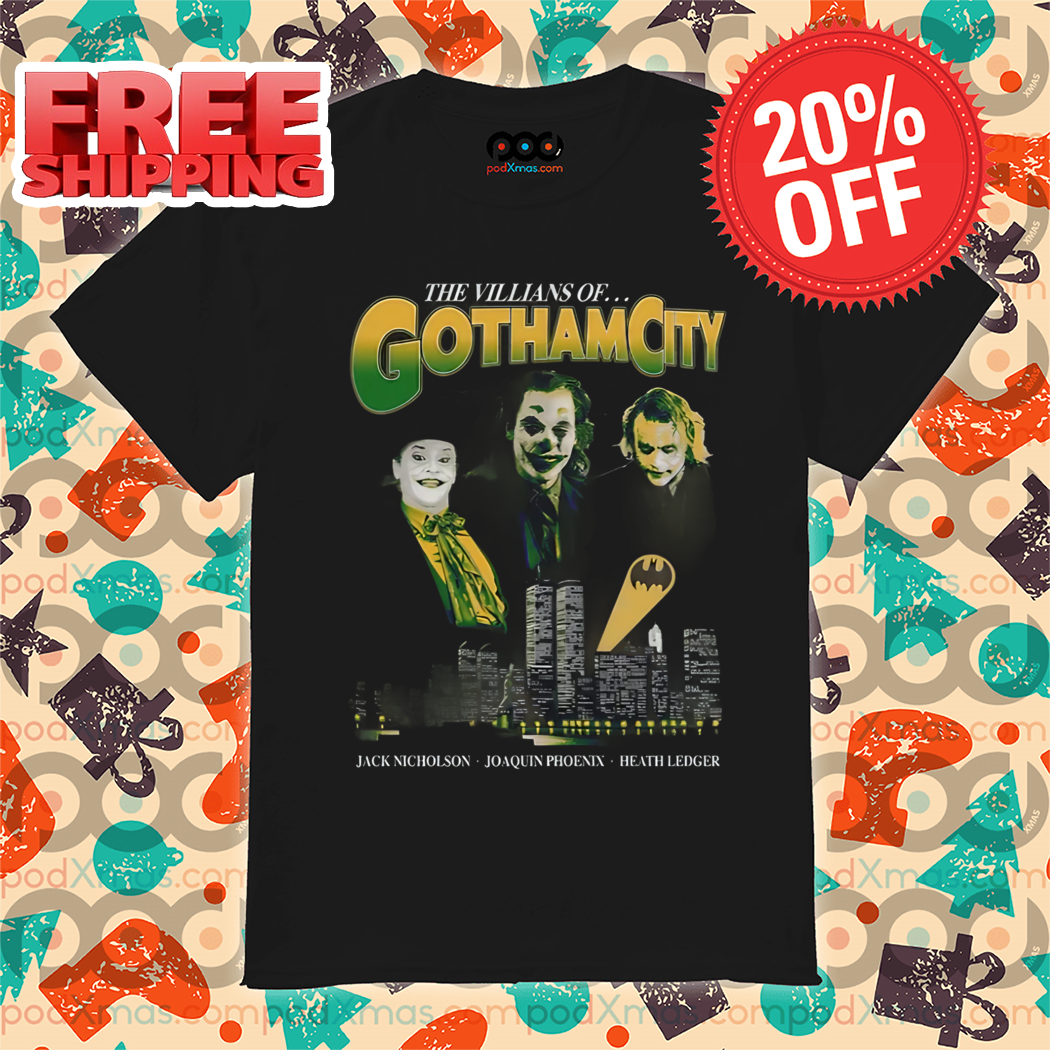Joker The Villains Of Gotham City Shirt
