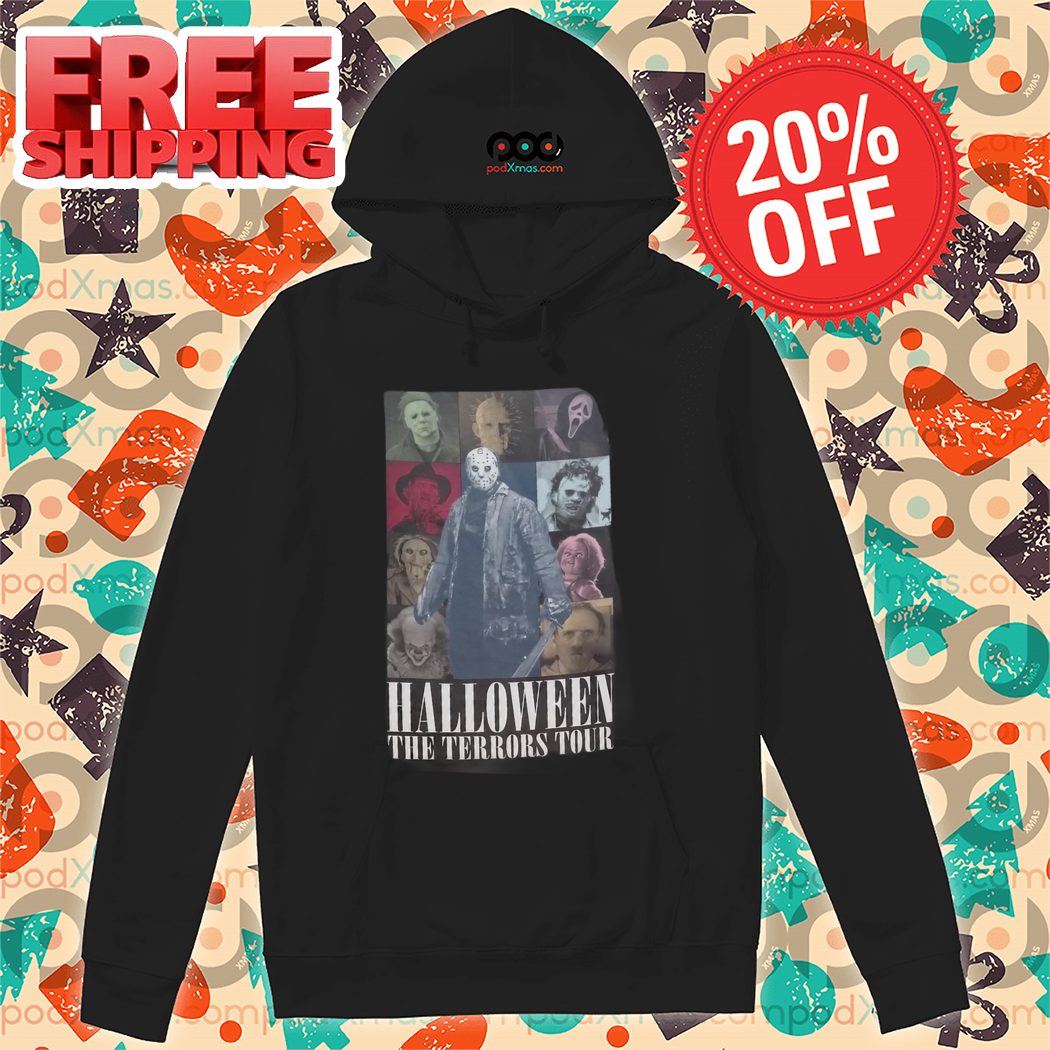 Horror Characters Halloween The Terrors Tour 2024 Shirt