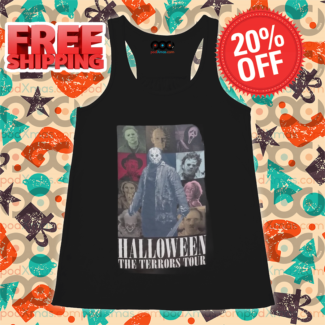 Horror Characters Halloween The Terrors Tour 2024 Shirt