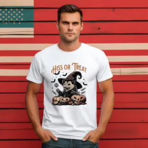 Possum Hiss Or Treat Halloween 2024 Shirt