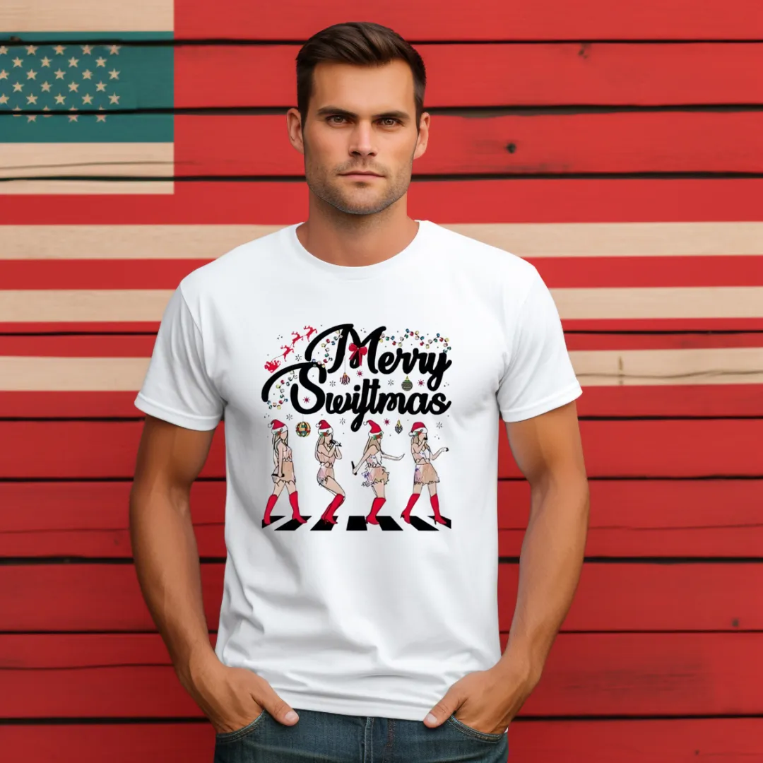 Taylor Crossing Merry Swiftmas Christmas 2024 Shirt