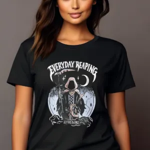 Death Everyday Reaping Scythe And Dice Shirt
