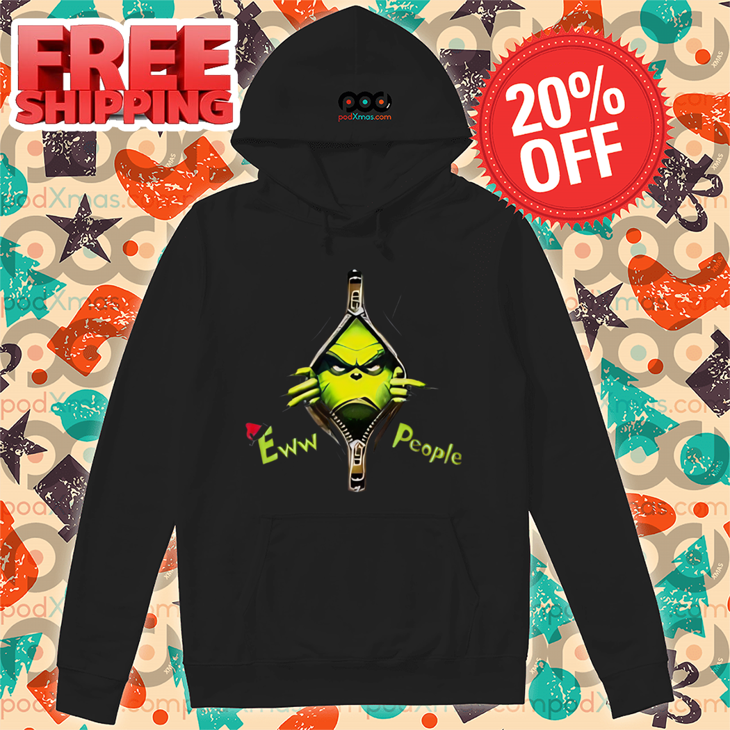 Grinch Zipper Ew People Christmas 2024 Shirt