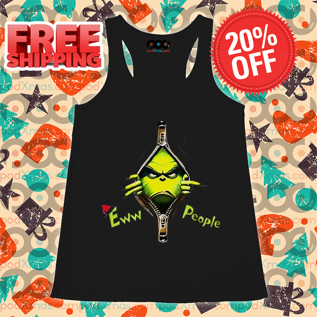 Grinch Zipper Ew People Christmas 2024 Shirt
