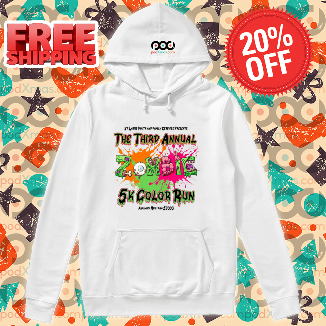 Zombie The Third Annual 5k Color Run Shirt