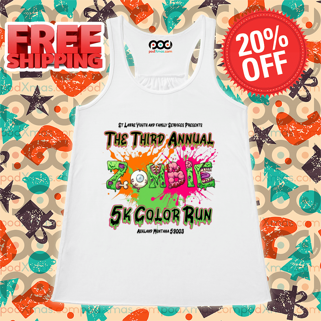 Zombie The Third Annual 5k Color Run Shirt