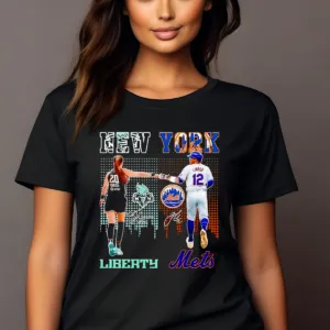 New York City New York Liberty Fist Bump New York Mets Signature 2024 Shirt