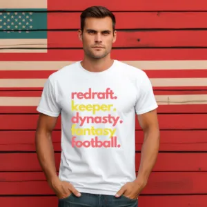 Redraft Keeper Dynasty Fantasy Football Shirt