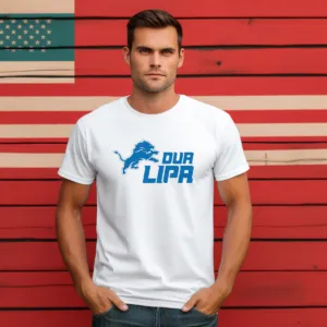 Detroit Lions Logo Dua Lipa 2024 Shirt