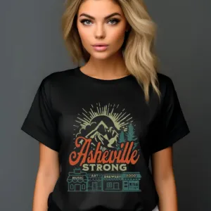 Mountain Asheville Strong Vintage Shirt