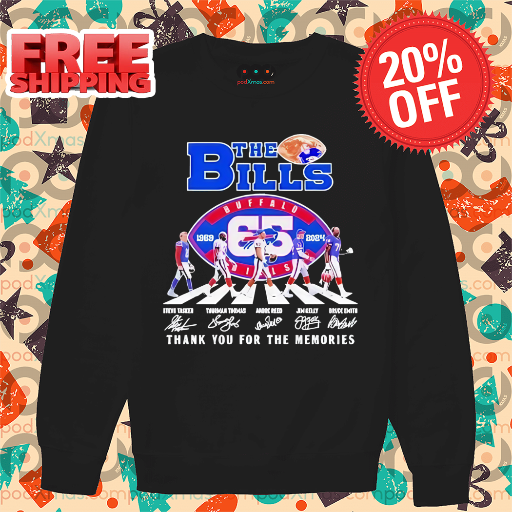Players Crossing Buffalo Bills Thank You For The Memories Signature 2024 Shirt Players Crossing Buffalo Bills Thank You For The Memories Signature 2024 Shirt